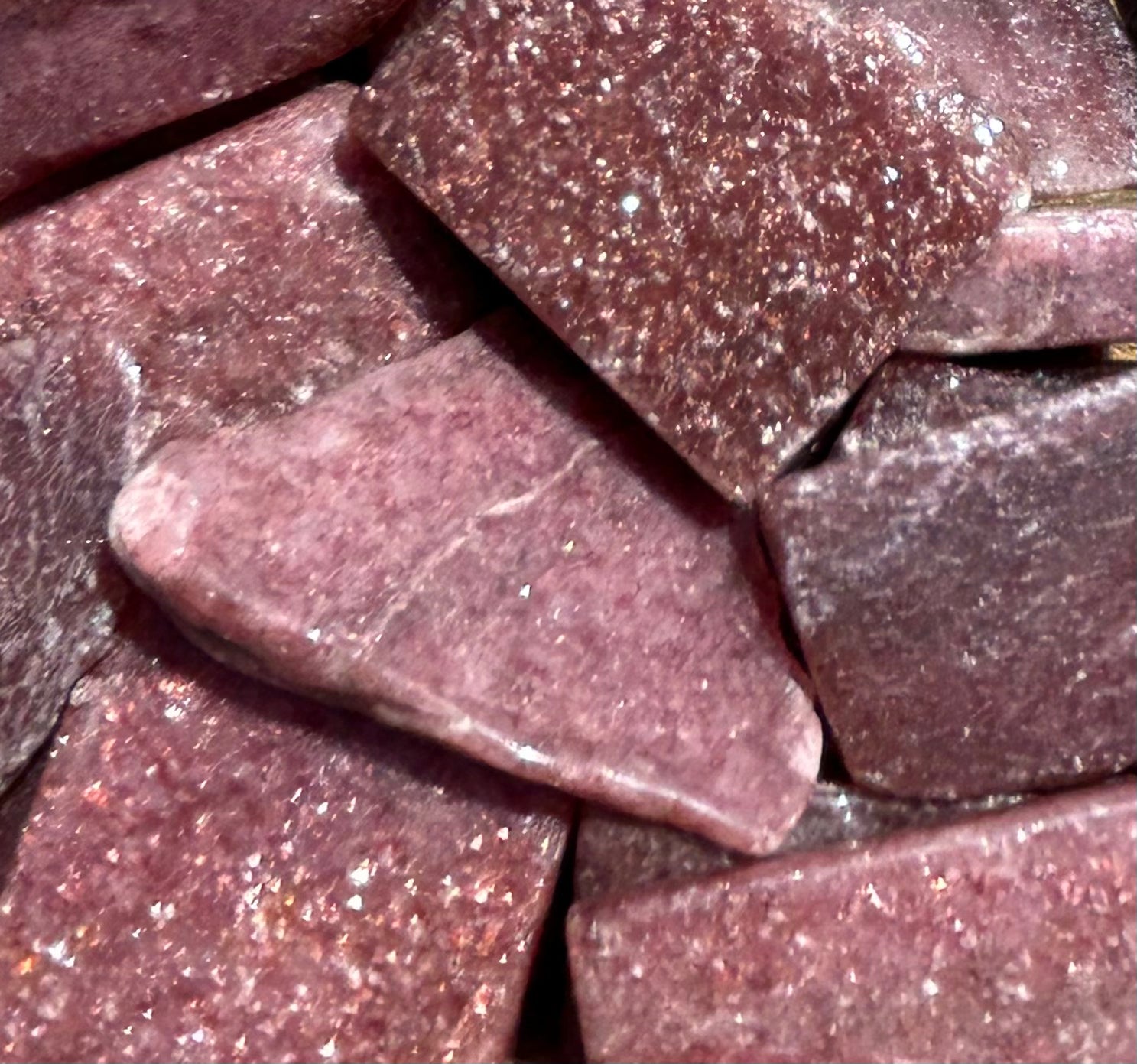 Strawberry Quartz Polished Slabs Mountain Mineral Market